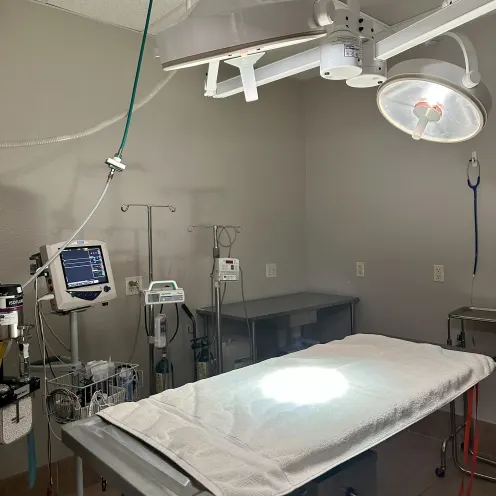 The surgery suite in our hospital
